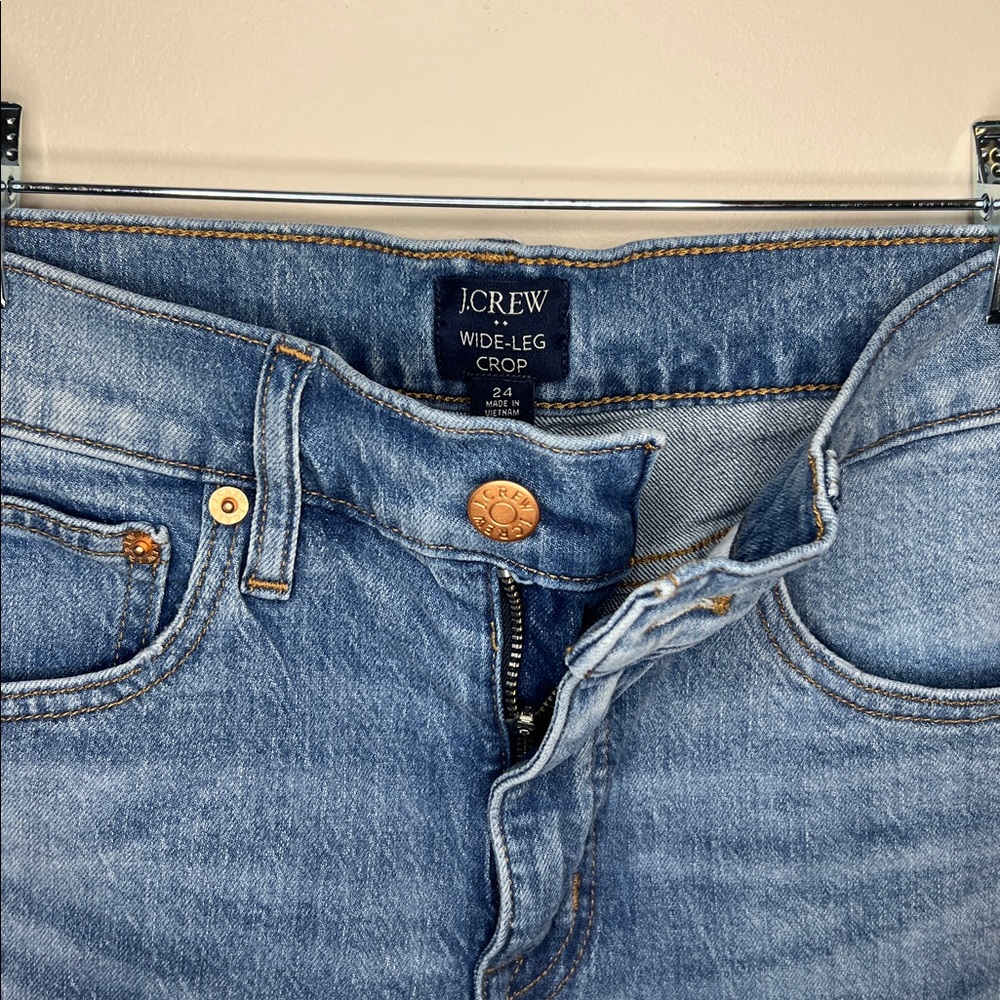 J.Crew Wide-leg cropped jean in all-day stretch - Picture 9 of 14